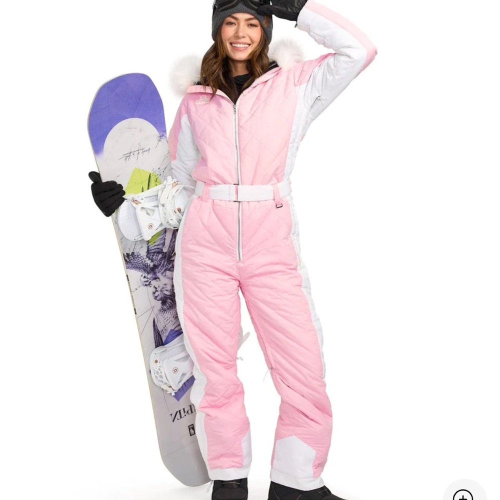 NWT TIPSY ELVES PINK SNOWSUIT